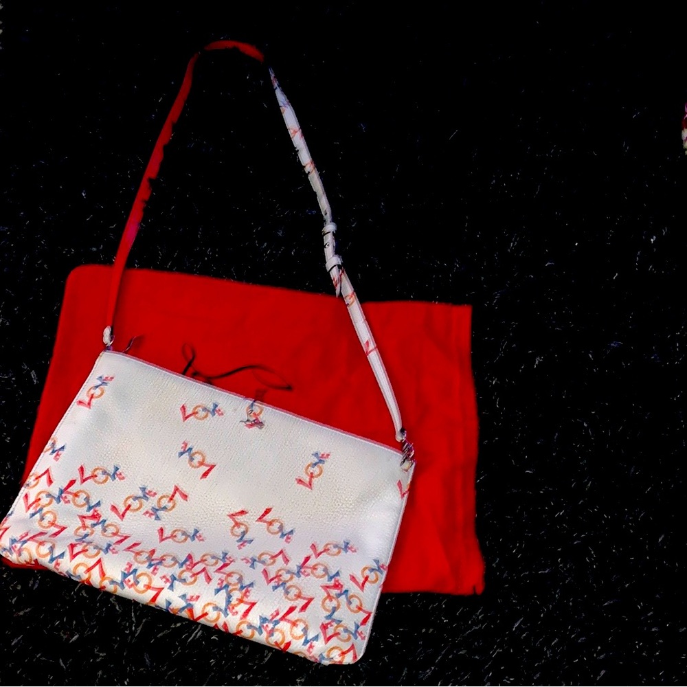 Christian Louboutin
Love Printed Crossbody Tote Bag